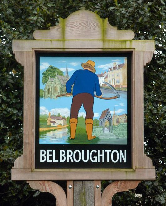 Belbroughton Sign